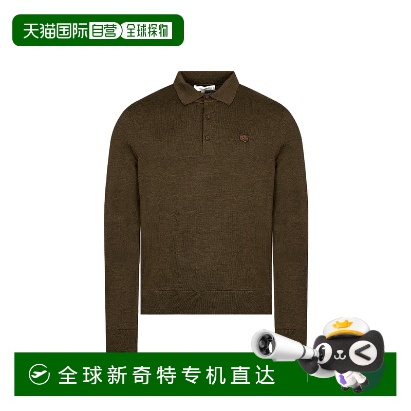 香港直邮Maison Kitsune 长袖针织POLO衫 LM00206KT1036