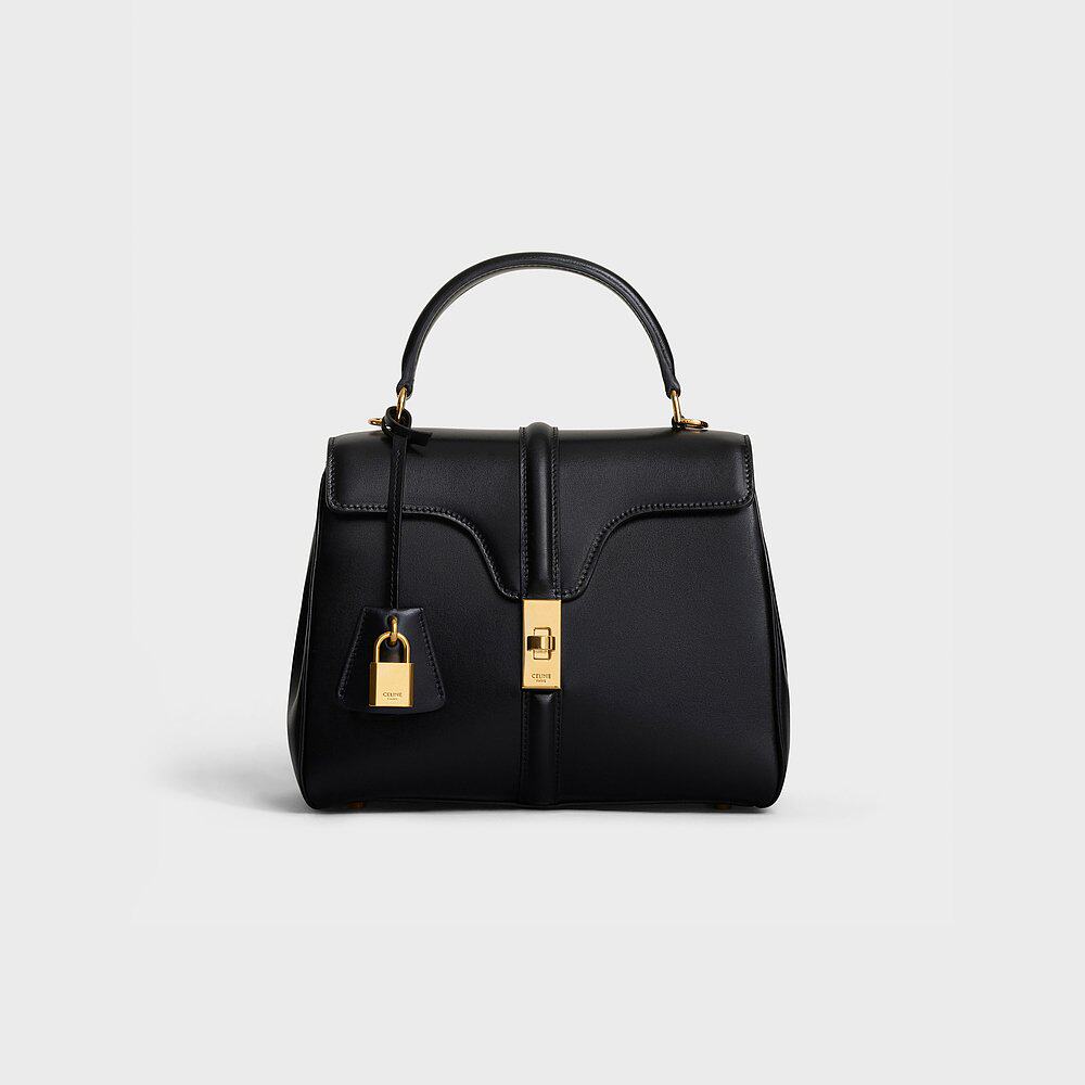 CELINE(思琳) 女士16 小号缎面牛皮革手袋