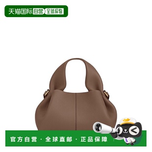 自营欧洲直邮POLENE Numero Neuf Mini女士栗色小牛皮单肩包