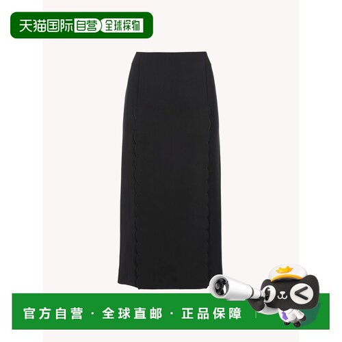 1h可退 香港直邮CHLOÉ 女士半身裙 C24AJU01060001 AW2024 黑色 C