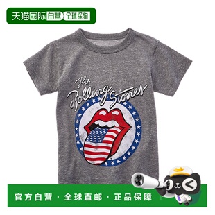 自营Chaser Rolling Stones Americana Tongue T-Shirt - grey 美
