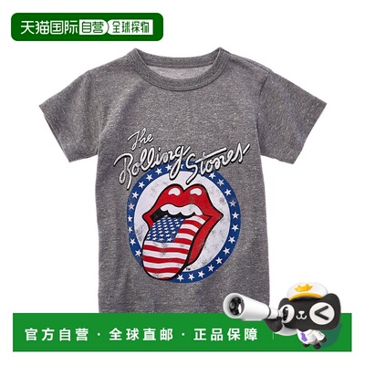 自营Chaser Rolling Stones Americana Tongue T-Shirt - grey 美