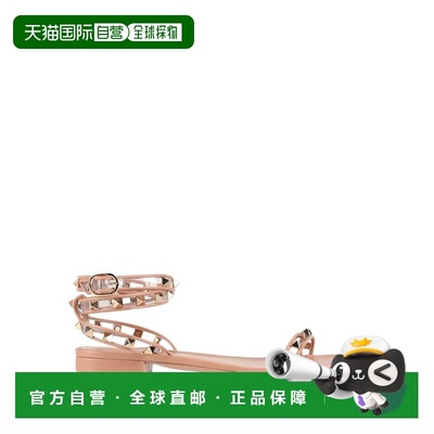 香港直邮valentino 华伦天奴 女士 凉鞋 brown棕色 舒适时尚单鞋