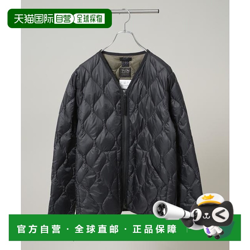 1h可退 日本直邮NANO universe TAION 军事风双拉链V领羽绒夹克