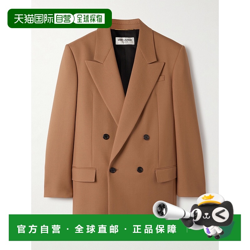 1h可退 香港直邮潮奢 Saint Laurent 圣罗兰 女士 羊毛华达呢西装