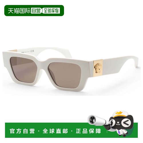 自营versace范思哲女款53mm太阳镜VE4497U-314-73-16-白色 美国奥