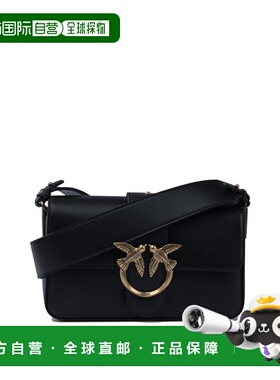 1h可退 香港直邮Pinko 品高 女士 BAGS 挎包 104524A0QOZ99QBLACK