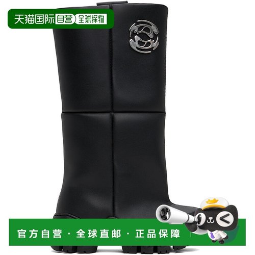 1h可退 香港直邮潮奢 Rombaut 男士 黑色 Blizzard 中筒靴 W24B03