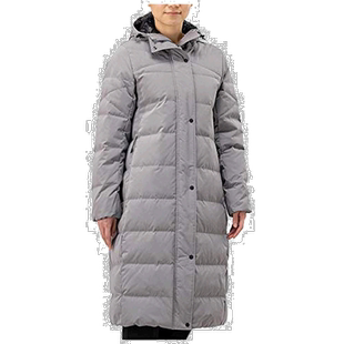【日本直邮】Mizuno美津浓 户外中等重量保暖长款羽绒服 女 灰 日