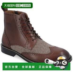 自营 Thomas & Vine Jarett Wide Width Wingtip Ankle Boot - br