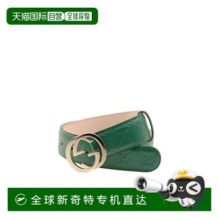 SS2023 1小时内可退 370543CWC1G3120 香港直邮GUCCI 绿 女士腰带