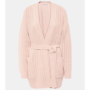 束带羊毛羊绒针织开衫 潮奢 女士 麦斯玛拉 001379 MaxMara