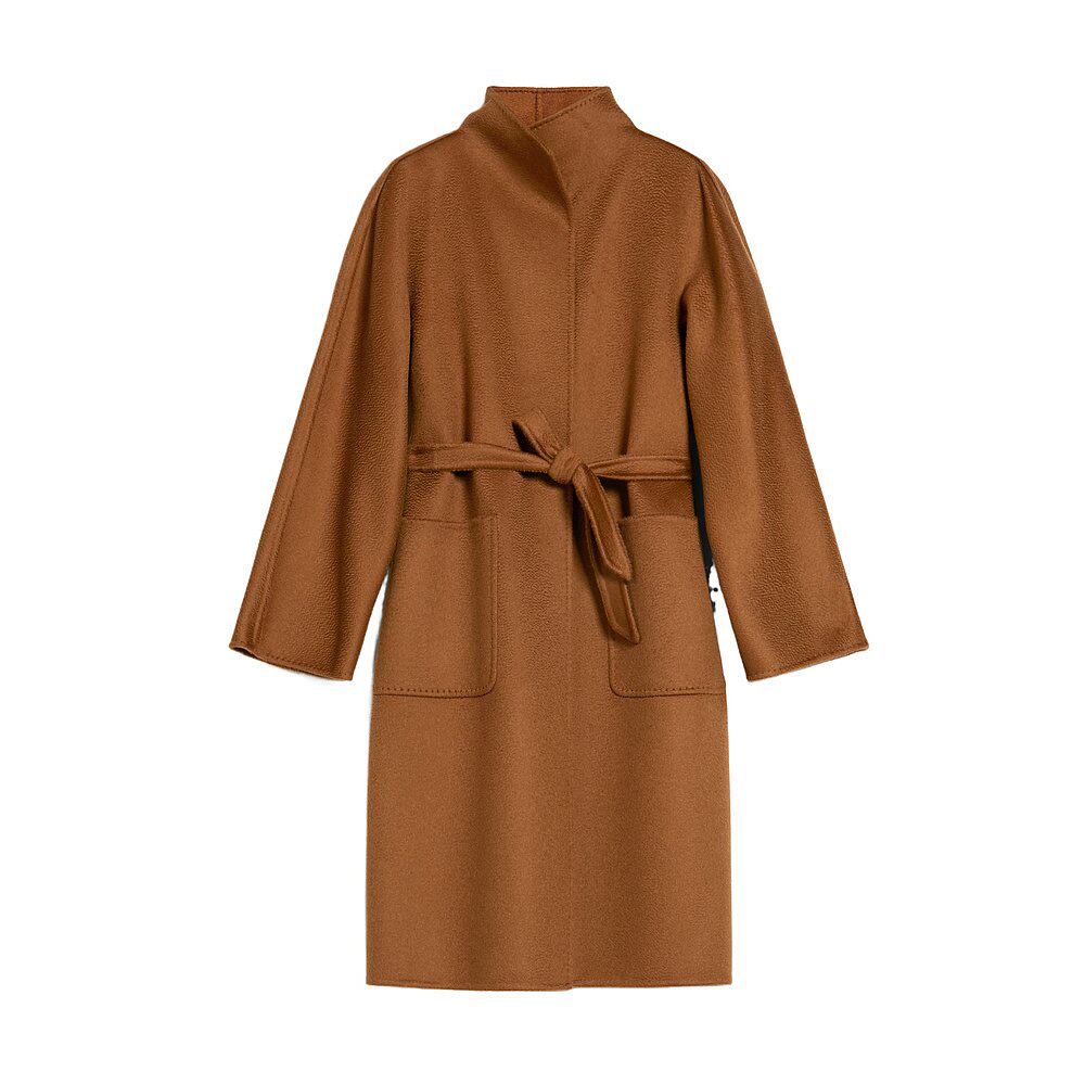 MAX MARA 女士外套 1016065106003 CO 棕色 羊绒开衫大衣