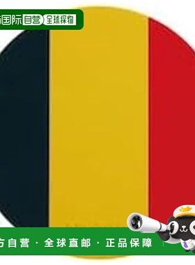 【日本直邮】青芳 世界国旗杯垫 比利时 φ90mm 028441