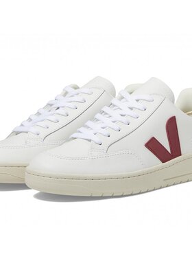 VEJA V-12 皮革特白/Marsala/Nautico