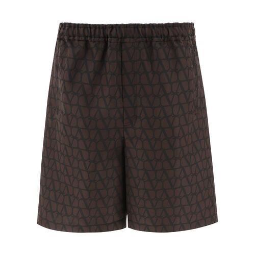 VALENTINO 男士短裤 2V0RDK219D0MYW SS2023 黑色