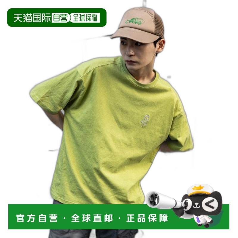 韩国直邮GLACK 男士T恤GT008GE纯棉高档 简约时尚百搭舒适 高级感
