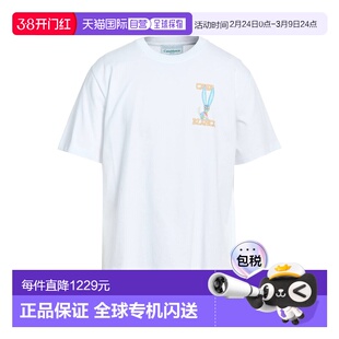 1h可退 香港直邮Casablanca 男士 T恤 white白色 舒适时尚男装