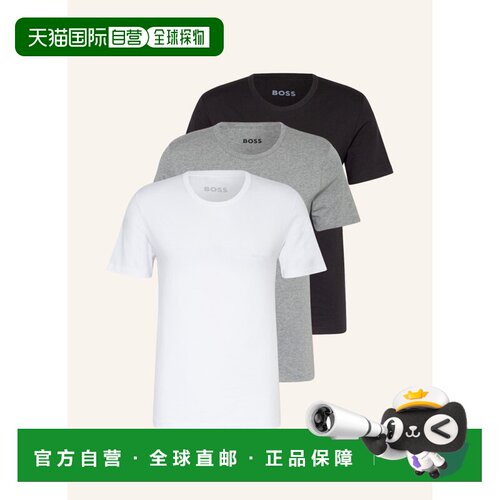 香港直邮BOSS 男士T恤 100171515111002 CO 花色 3-pack of T-shi