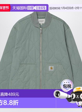 1h可退 香港直邮CARHARTT WIP 男士 KYLAN 内衬天鹅绒绿色夹克 I0