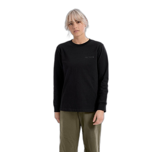 始祖鸟KRAGG COTTON女士户外运动透气长袖圆领棉T恤