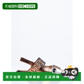 香港直邮潮奢 红铜色 GANNI 1h可退 甘尼 女士 Metallic Buckle