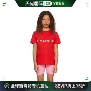 Givenchy 纪梵希 女童红色印花儿童 香港直邮潮奢 恤童装