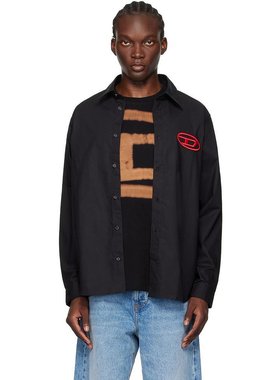 美国直邮Diesel|黑色 S-Simply-D 衬衫