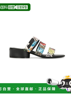 香港直邮Salvatore Ferragamo 徽标印花凉鞋 01R536菲拉格慕