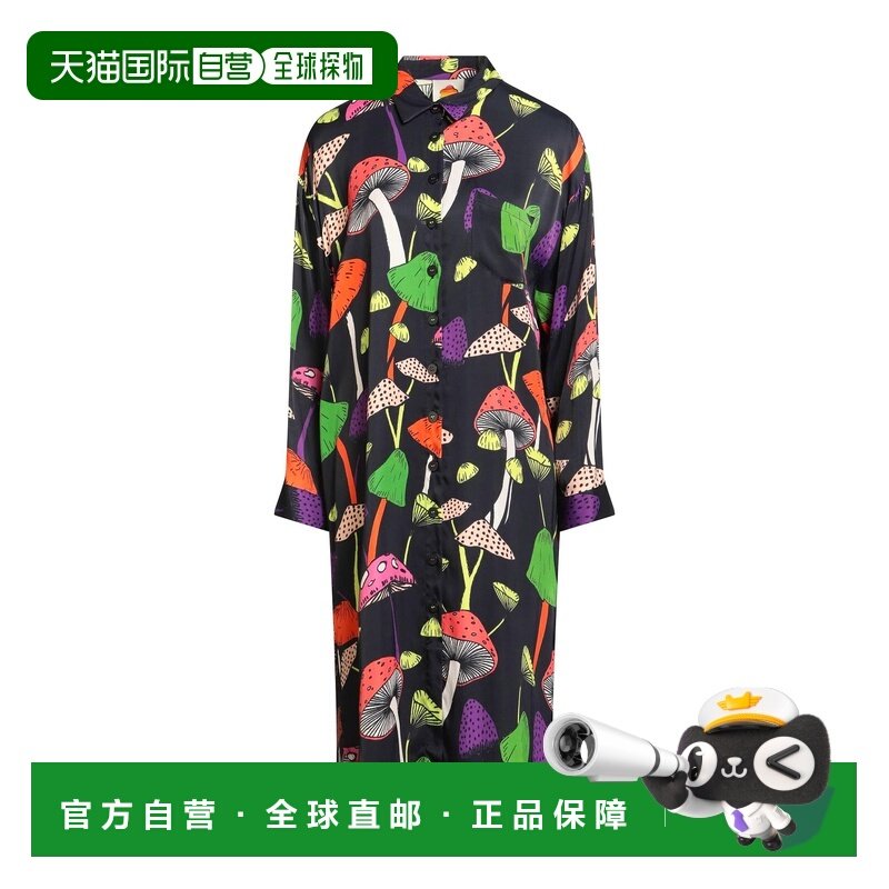 1h可退 香港直邮潮奢 FARM RIO 女士 衬衫式连衣裙 black黑色 舒,女装/女士精品,连衣裙,淘宝优惠券,粉丝福利购,淘宝优惠卷