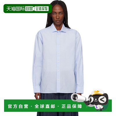1h可退 香港直邮潮奢 Baserange 女士 蓝色 Claude 衬衫 TSCLO