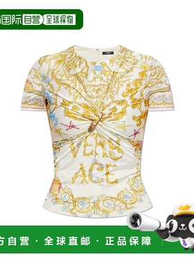 香港直邮VERSACE 女士T恤 10180811A152105K640 AW2025 花色