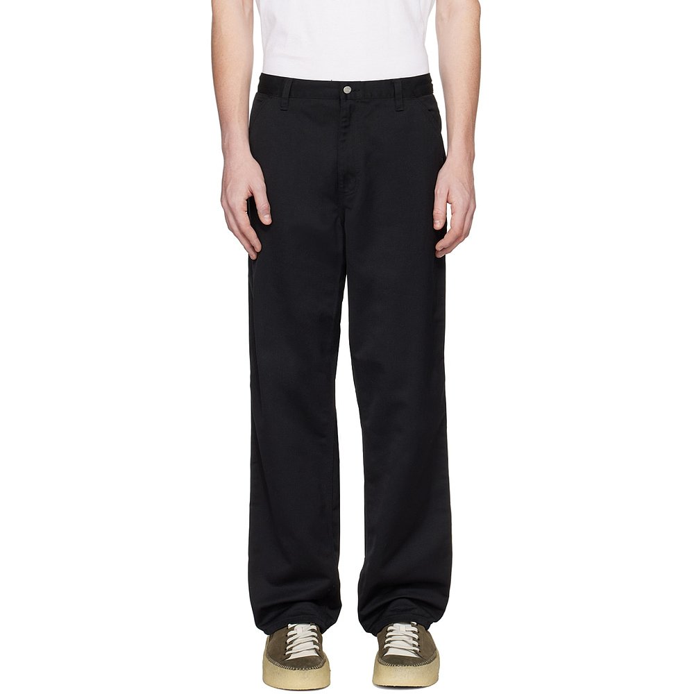潮奢 Carhartt 卡哈特 男士 黑色 Simple 长裤 I020075