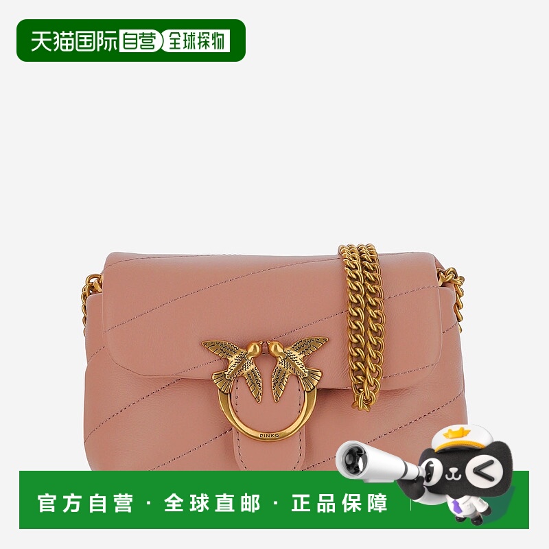 1h可退 香港直邮PINKO 女士斜挎包 100040A0F2L21Q AW2025 粉红色