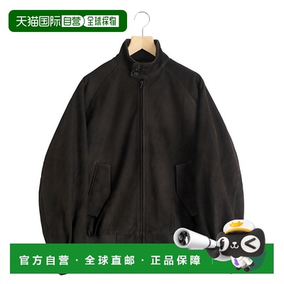 1h可退 日本直邮ssstein男装 牛皮革外套 宽松版型 立领半拉链设