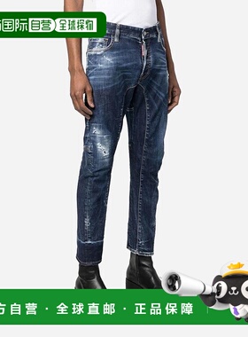 香港直邮DSQUARED2 男士牛仔裤 S74LB1339S30789470 CO 蓝色