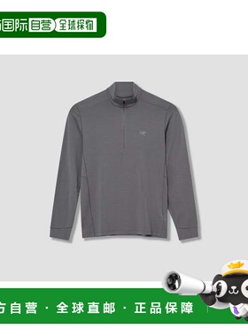 香港直邮arc'teryx 始祖鸟 女士 RHO X000007497 拉链领男士灰色