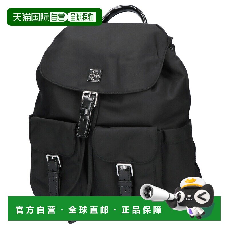 日本直邮Tory Burch VIRGINIA 双肩包（169165 001 黑色）