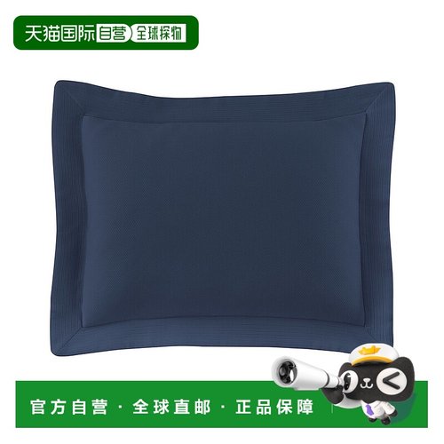 自营Peacock Alley Angelina Euro Sham - navy 美国奥莱直发