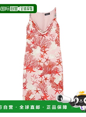 香港直邮Versace BAROCCO SEA真丝吊带迷你连衣裙 10164081A11724