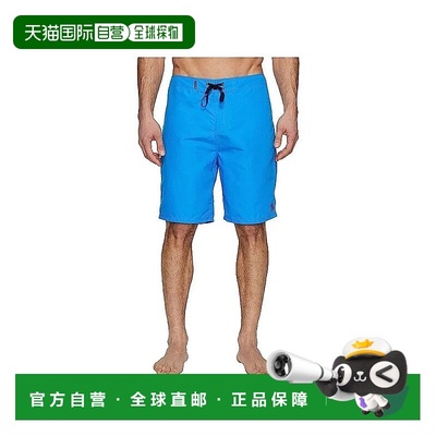 自营Hurley One And Only 2.0 Boardshorts Men's Blue Drawstrin