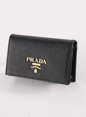 日本直邮PRADA 名片夹 SAF.MET/NERO 1MC122-QWA