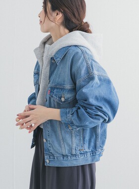 日本直邮Levi's 女士 90年代复古版型牛仔夹克 CD261102070072
