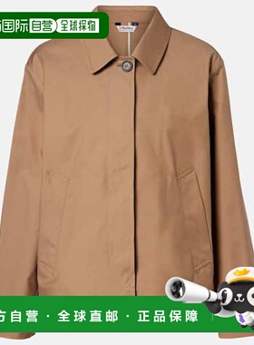 1h可退 香港直邮'S Max Mara 女士 Bambola 棉混纺斜纹布夹克