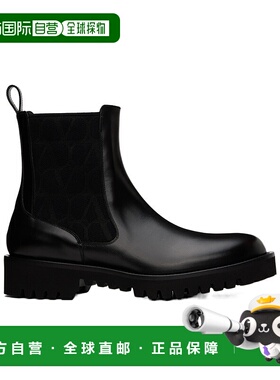 香港直邮VALENTINO 男士靴子 YS0H67HED0NO CO 黑色 Beatle 切尔