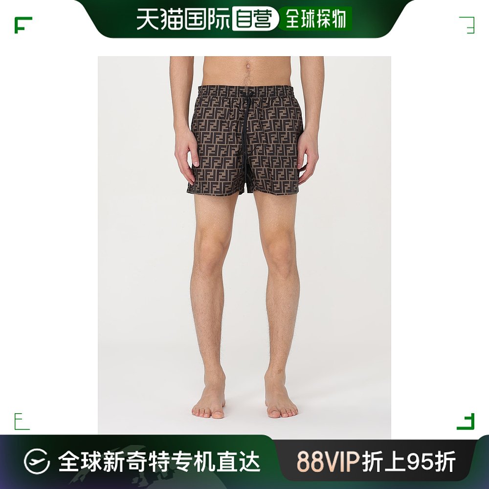 香港直邮潮奢 Fendi芬迪男士 men泳衣 FXB077A79F