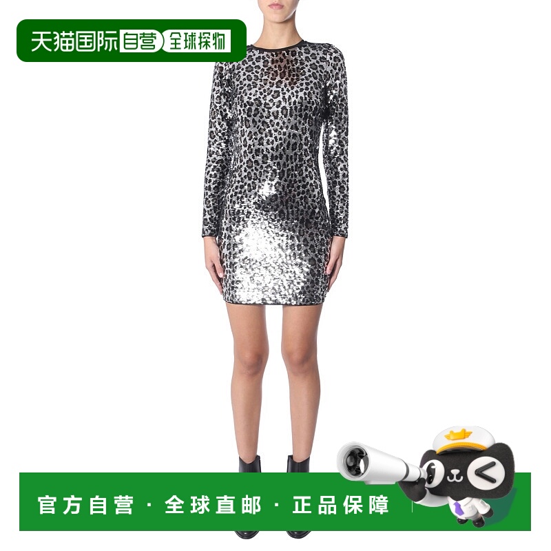 香港直邮潮奢 Michael Kors 迈克高仕 女士 豹纹连衣裙 MF98Z4LCJ