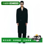 韩国直邮INSILENCE设计师款 通用日常休闲宽松时尚 大衣IM2C4CT17BK