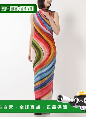 日本直邮Desigual 波点图案雪纺中长款连衣裙 [DE819EW24475]