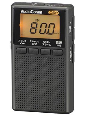 日本Ohm欧姆 袖珍收音机 黑色RAD-P209S-K 03-0966 OHM